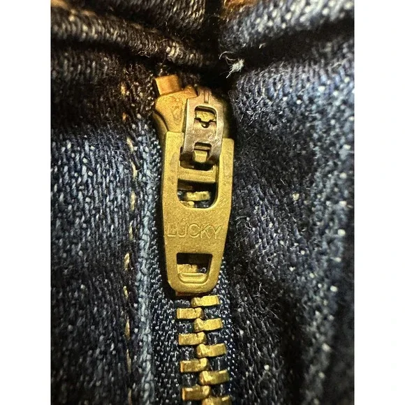 Lucky Brand Jeans Womens 4/27R Blue Sweet Mid Rise Straight Denim Pants Casual - Picture 10 of 15